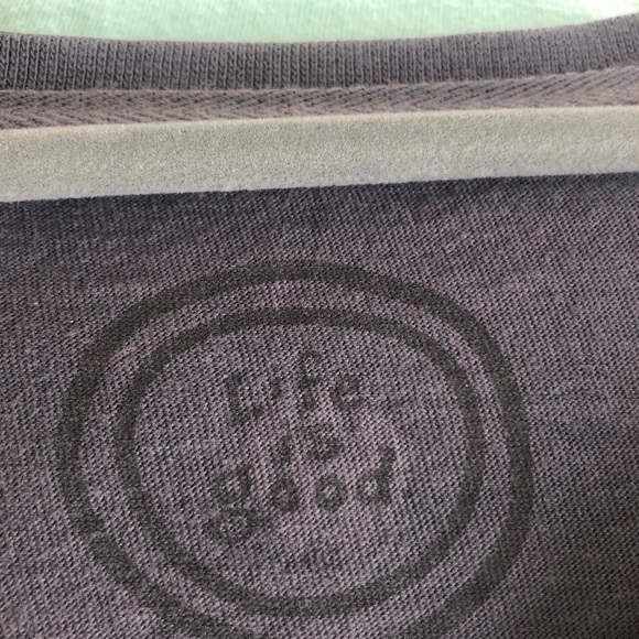 Life is Good Long Sleeve Gray T-Shirt - Picture 5 of 5